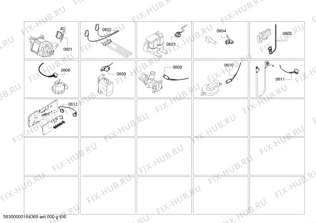 Схема №4 WS10G160OE iQ 300 с изображением Ручка для стиралки Siemens 00659179