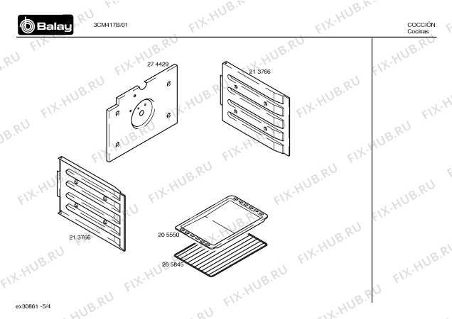 Схема №2 3CM417B с изображением Панель для духового шкафа Bosch 00217057