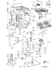 Схема №1 ADP 7620 WH с изображением Обшивка для электропосудомоечной машины Whirlpool 481245373686