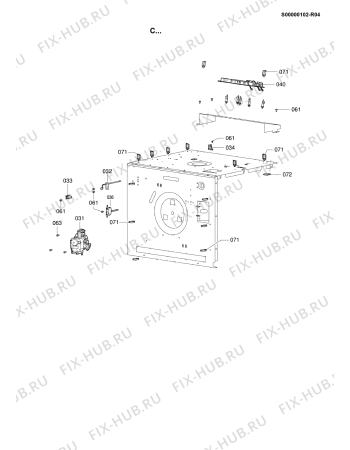Схема №8 BTG 7602/1 D IN с изображением Направляющая для электропечи Whirlpool 482000006091