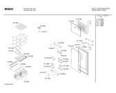 Схема №3 KSV3971 с изображением Панель для холодильника Bosch 00356540