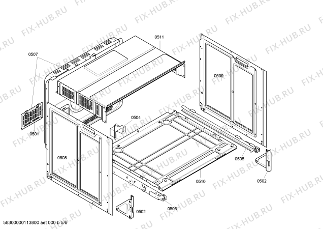 Схема №4 HEN760640 с изображением Панель управления для электропечи Bosch 00449817