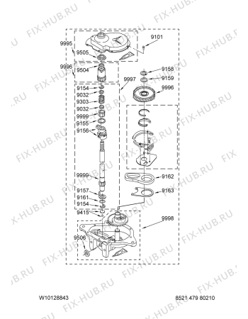 Схема №6 4KNTW5705TQ0 с изображением Обшивка для стиралки Whirlpool 480110100428