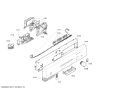 Схема №3 3VI351XD с изображением Панель управления для посудомойки Bosch 00664666