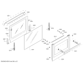 Схема №5 HBG78S751E H.BO.PY.L3D.IN.GLASS.B5/.X.E3_MCTG с изображением Внешняя дверь для электропечи Bosch 00685776