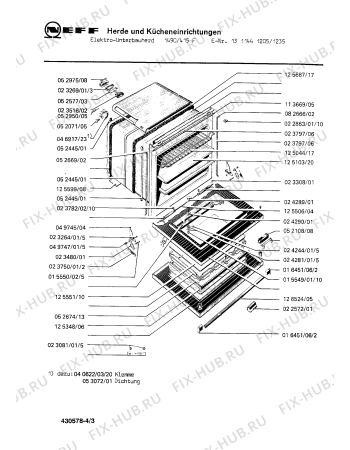 Схема №4 1311445103 1440/413B с изображением Переключатель для электропечи Bosch 00024457