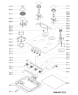 Схема №1 AKT 476 NB с изображением Трубка подачи газа для духового шкафа Whirlpool 481010334466