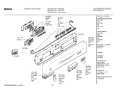 Схема №5 SGI33A14 с изображением Передняя панель для посудомойки Bosch 00436442
