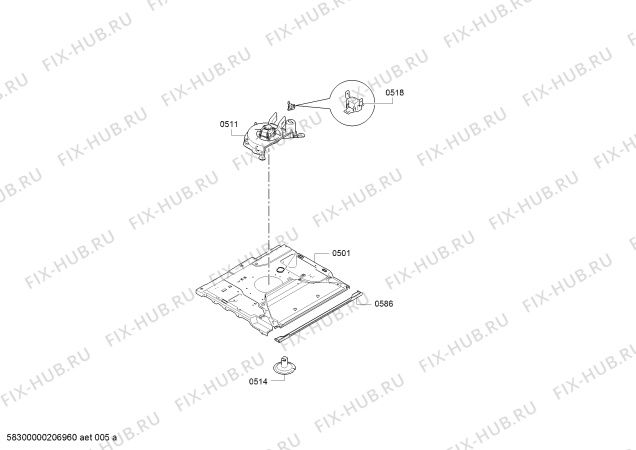Схема №6 CF4M91060 с изображением Панель управления для плиты (духовки) Bosch 11022925