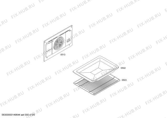 Взрыв-схема плиты (духовки) Bosch HBA73A251E horno.bosch.py.2d.b2.e3_cif.pt_bsc.inx - Схема узла 05