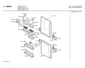Схема №4 KGS3201 с изображением Крышка для холодильника Bosch 00283269