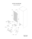 Схема №4 WTH4714 A+M с изображением Фитинг для холодильной камеры Whirlpool 482000090456