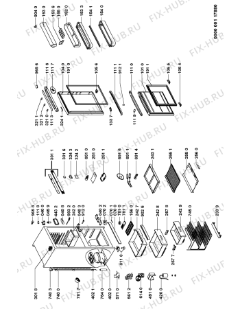 Схема №1 ARZ 519/H с изображением Вставка для холодильника Whirlpool 481246048933