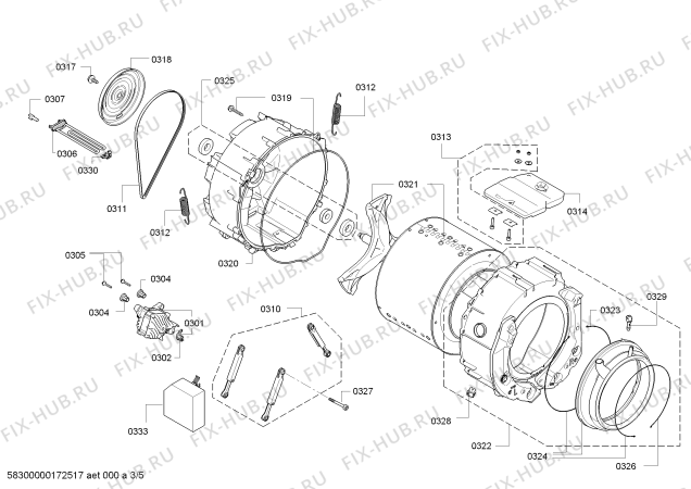 Схема №5 WAS28382FF Logixx 9  VarioPerfect   ECOSILENCE DRIVE с изображением Панель управления для стиралки Bosch 00748105