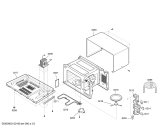 Схема №2 4WG319BP с изображением Крышка для свч печи Bosch 00606580