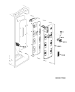 Схема №7 FRAA36AF20/2 с изображением Панель управления для холодильной камеры Whirlpool 481245228791