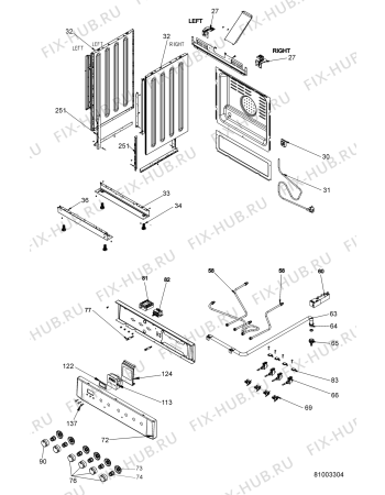 Схема №4 ACM 926/1 IX с изображением Дверка для духового шкафа Whirlpool 482000017612