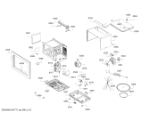 Схема №2 3WMX1929P с изображением Панель управления для микроволновой печи Bosch 00740077
