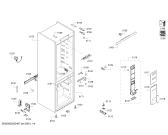 Схема №4 KGN36XI47 Bosch с изображением Модуль управления, запрограммированный для холодильной камеры Bosch 12016594