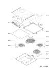 Схема №1 AKT 8640 LX с изображением Затычка для плиты (духовки) Whirlpool 481010646311