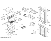Схема №4 KGN56AI11T с изображением Дверь для холодильника Bosch 00711030