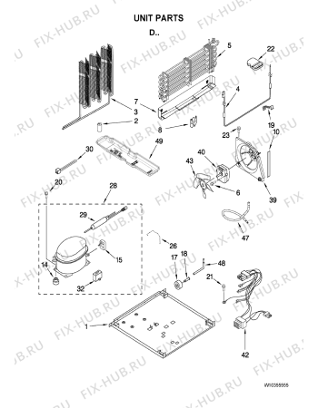 Схема №3 5VET2WPKLQ с изображением Обшивка для холодильной камеры Whirlpool 482000006995