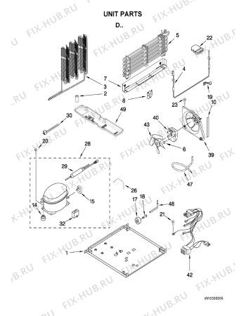 Схема №3 ARG 477/G с изображением Холдер для холодильной камеры Whirlpool 481902163810