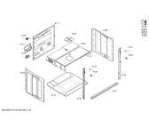 Схема №6 B15E52N3GB с изображением Панель управления для духового шкафа Bosch 00743052