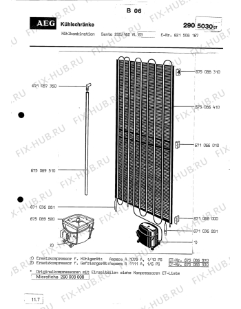 Взрыв-схема холодильника Aeg SANTO 200 162 AL EB - Схема узла Section3