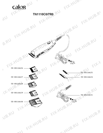 Схема №1 TN1110F1/7R0 с изображением Электропитание для электрофена Rowenta CS-00116631