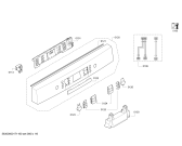 Схема №6 SMS85L02DE Exclusiv с изображением Панель управления для посудомоечной машины Bosch 00743412