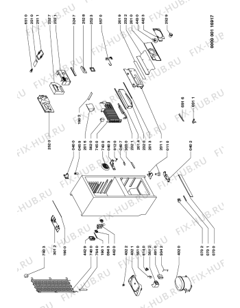 Схема №2 KGNE 3054/0 с изображением Вставка для холодильника Whirlpool 481945299896