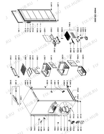 Схема №1 MNG 180 A с изображением Вложение для холодильной камеры Whirlpool 481246049863