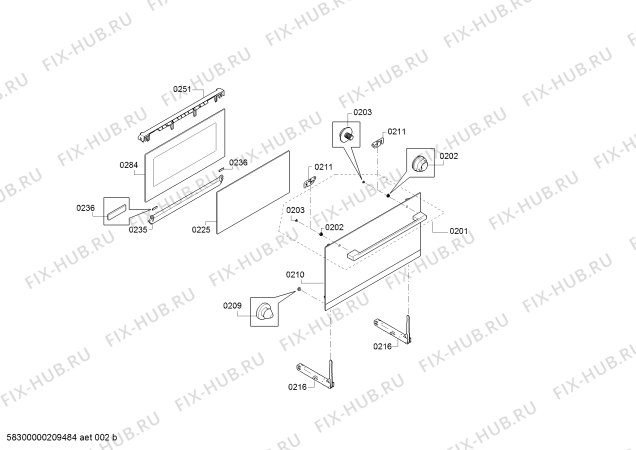 Схема №8 NBA5570S0B с изображением Панель управления для плиты (духовки) Bosch 11024879