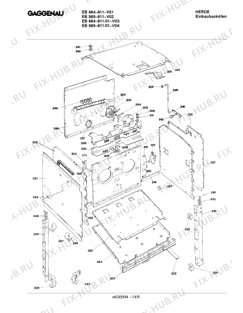 Схема №12 EB984611 с изображением Модуль управления для плиты (духовки) Bosch 00352099