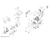Схема №2 MFW26070 с изображением Кофемолка для электрошинковки Bosch 00754440