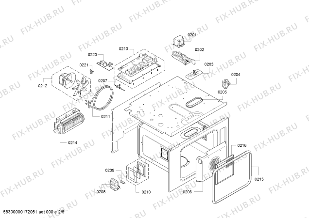 Схема №4 BS454110 с изображением Рамка для плиты (духовки) Bosch 00770138