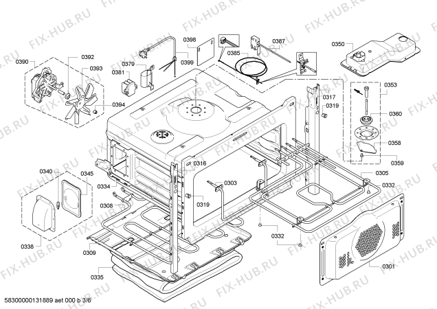 Схема №5 C67P70N3 с изображением Потенциометр для электропечи Bosch 00612780