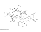 Схема №9 U15E54N0GB с изображением Модуль управления, незапрограммированный для плиты (духовки) Bosch 00658007