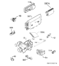 Схема №4 F50502VI0 с изображением Микромодуль для посудомойки Aeg 973911536058028