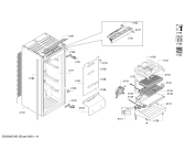 Схема №3 RF222303 с изображением Модуль управления, запрограммированный для холодильника Bosch 00715457