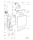 Схема №2 LPA 51 с изображением Панель для посудомоечной машины Whirlpool 481245372883