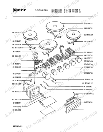 Схема №3 195305160 1394.11LCS с изображением Переключатель для духового шкафа Bosch 00024805
