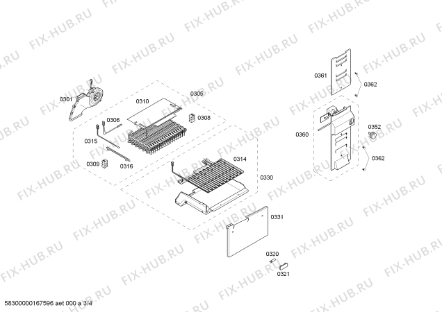 Схема №3 KG39NVP20 с изображением Дверь для холодильника Siemens 00710883