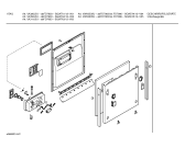 Схема №4 SGIATA2 VA350J5U с изображением Передняя панель для электропосудомоечной машины Bosch 00356794