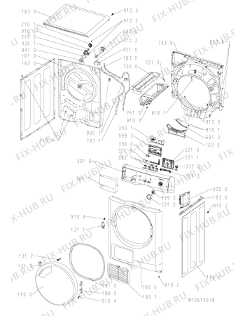 Схема №1 TK UNIQ 73A DI с изображением Микромодуль для стиралки Whirlpool 481010588044