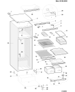 Схема №3 RG2251RDEU (F017367) с изображением Дверца для холодильника Indesit C00057398