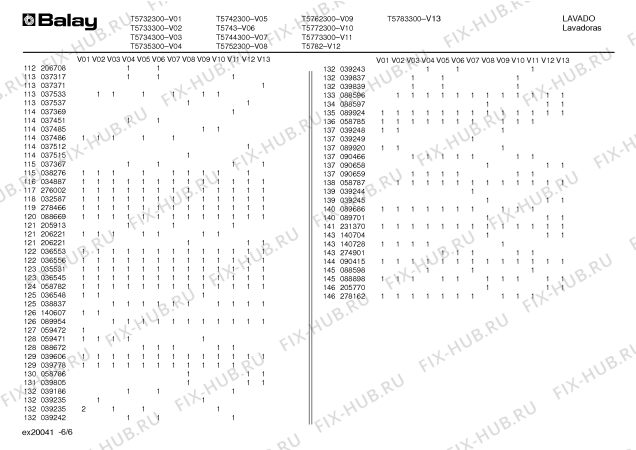 Схема №6 T5743 с изображением Переключатель для стиралки Bosch 00039242