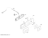 Схема №4 WTS86512CH с изображением Панель управления для сушильной машины Bosch 00667810