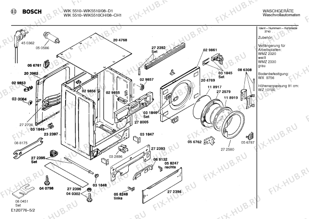 Схема №4 WIKDD01FF DE DIETRICH LW6694F13 с изображением Температурная индикация для стиралки Bosch 00058362